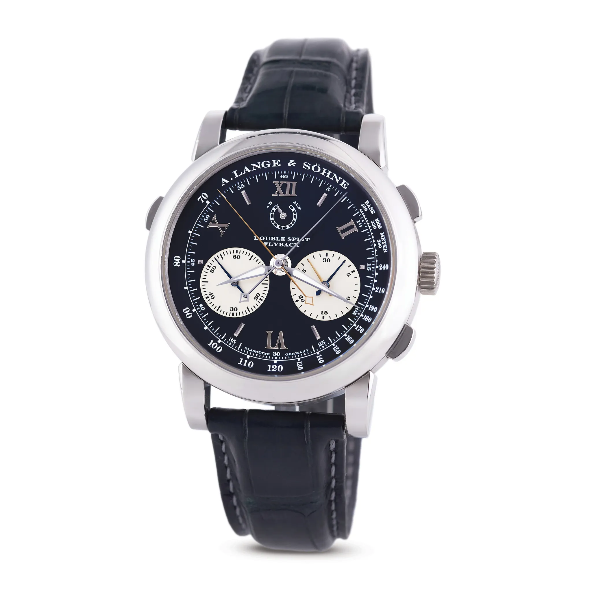 A. Lange & Söhne Double Split 404.035 43mm Platinum Black