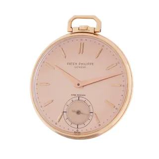 Patek Philippe 600 Rose gold Pink