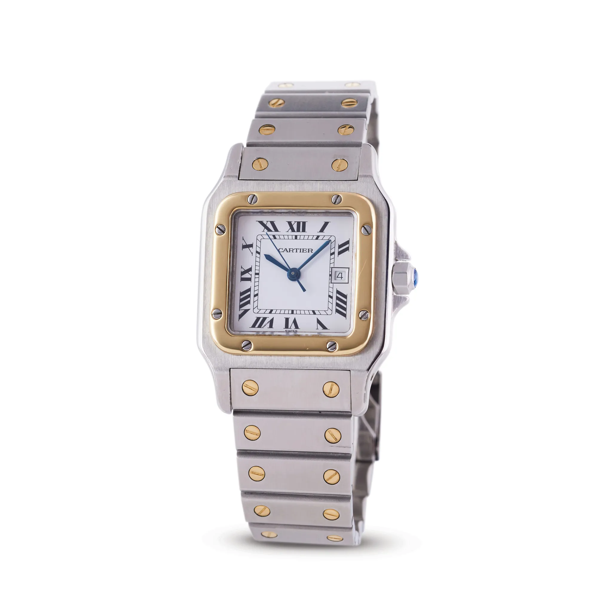 Cartier Santos 2961 29mm Yellow gold and stainless steel