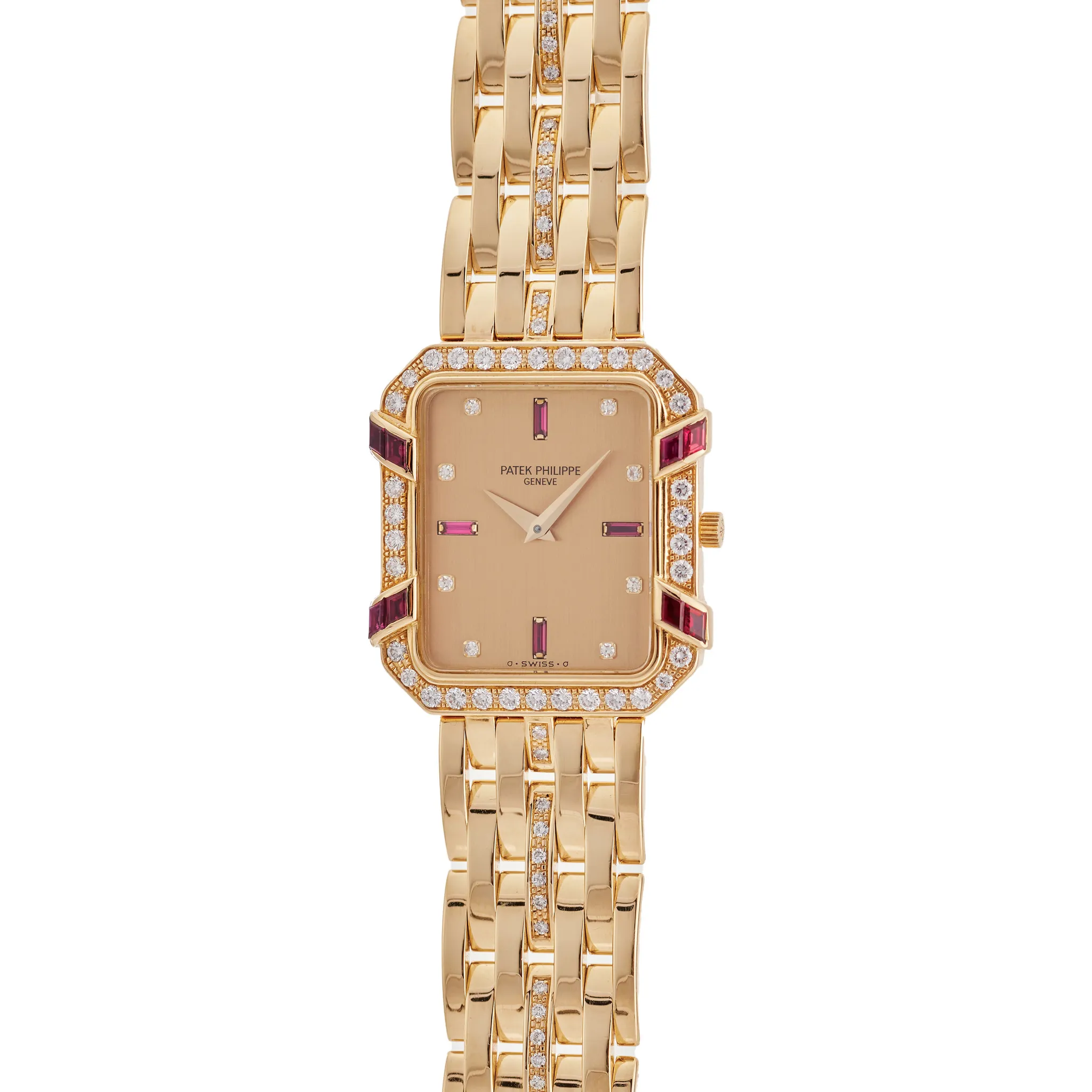 Patek Philippe 3833/12 28mm Yellow gold and Diamond Gilt