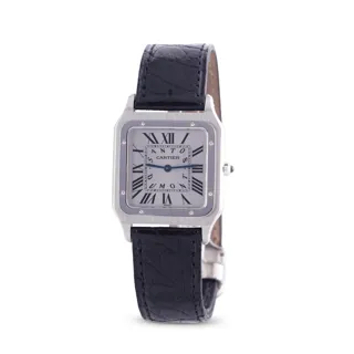 Cartier Santos Dumont 1575 Platinum Silver