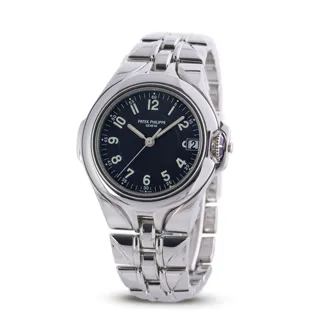 Patek Philippe Sculpture 5091/1A-010 Stainless steel Black