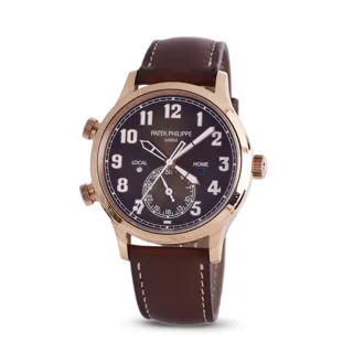 Patek Philippe Calatrava 5524R-001 Rose gold Brown