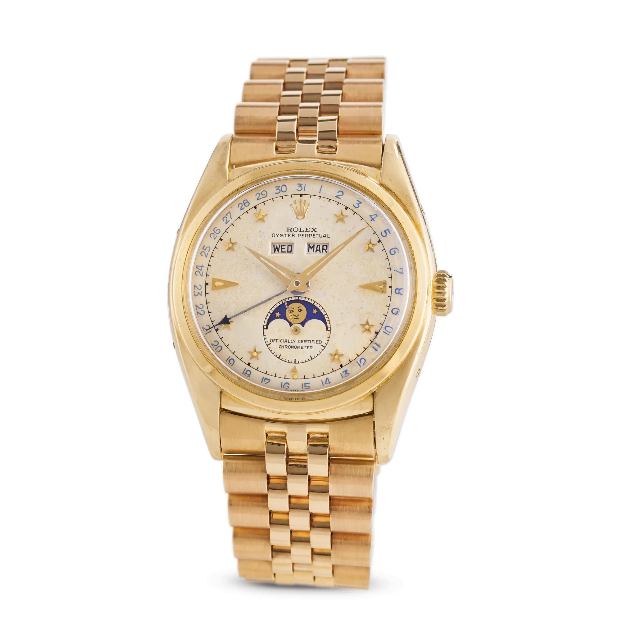 Rolex Oyster Perpetual "Stelline" 6062 36mm Yellow gold