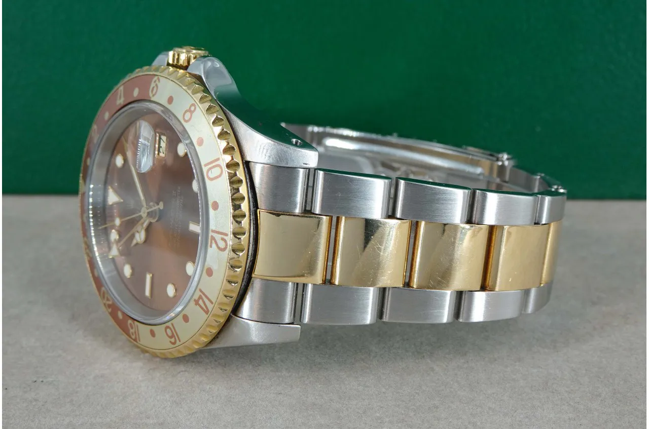 Rolex GMT-Master II 16713 40mm Yellow gold and Stainless steel marrone 1