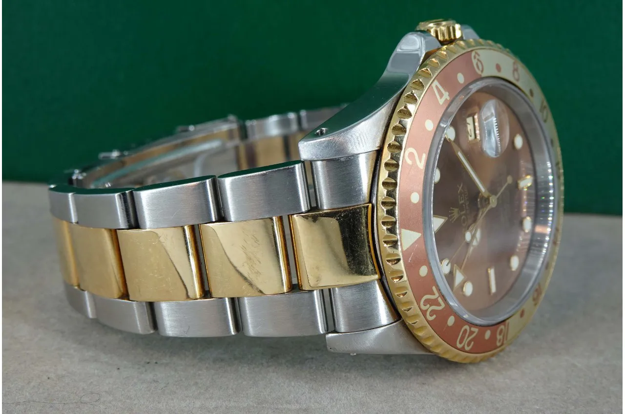 Rolex GMT-Master II 16713 40mm Yellow gold and Stainless steel marrone 2