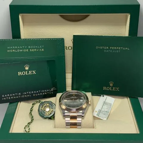 Rolex Datejust 41 126301 41mm Yellow gold and Stainless steel Gray