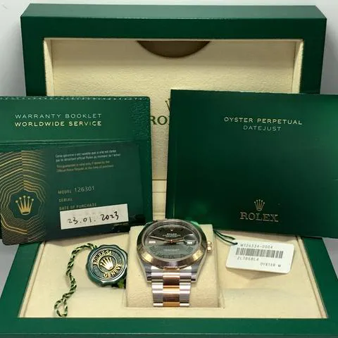 Rolex Datejust 41 126301 41mm Yellow gold and Stainless steel Gray 1