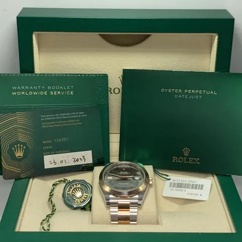 Rolex Datejust 41 126301 41mm Yellow gold and Stainless steel Gray 2