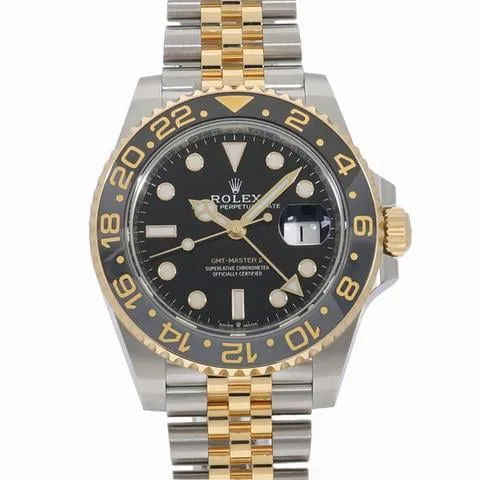 Rolex GMT-Master II 126713GRNR 40mm Yellow gold and Stainless steel Black