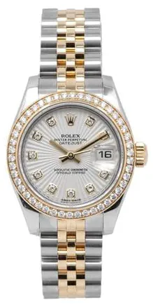 Rolex Lady-Datejust 179383 26mm Yellow gold and Stainless steel Ivory