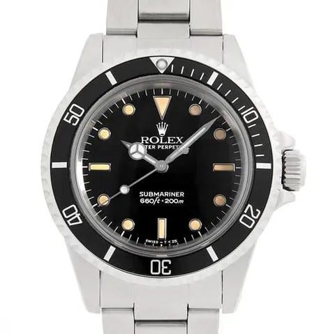 Rolex Submariner (No Date) 5513 40mm Stainless steel Black