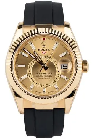 Rolex Sky-Dweller 326238 42mm Yellow gold Champagne