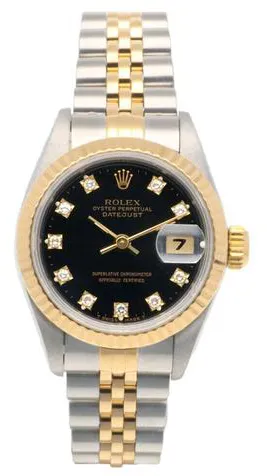 Rolex Datejust 69173G 26mm Yellow gold and Stainless steel Black 7