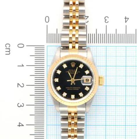 Rolex Datejust 69173G 26mm Yellow gold and Stainless steel Black 10