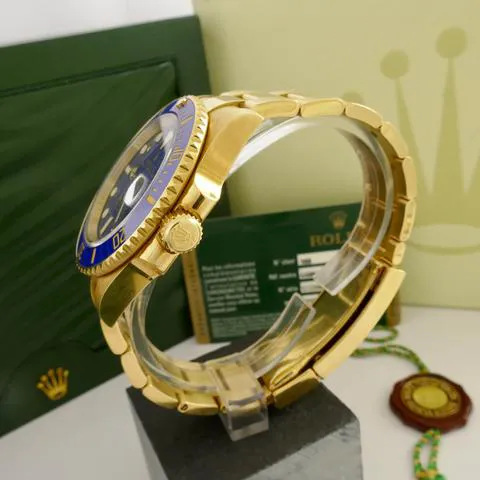 Rolex Submariner Date 116618LB 40mm Yellow gold Blue 5