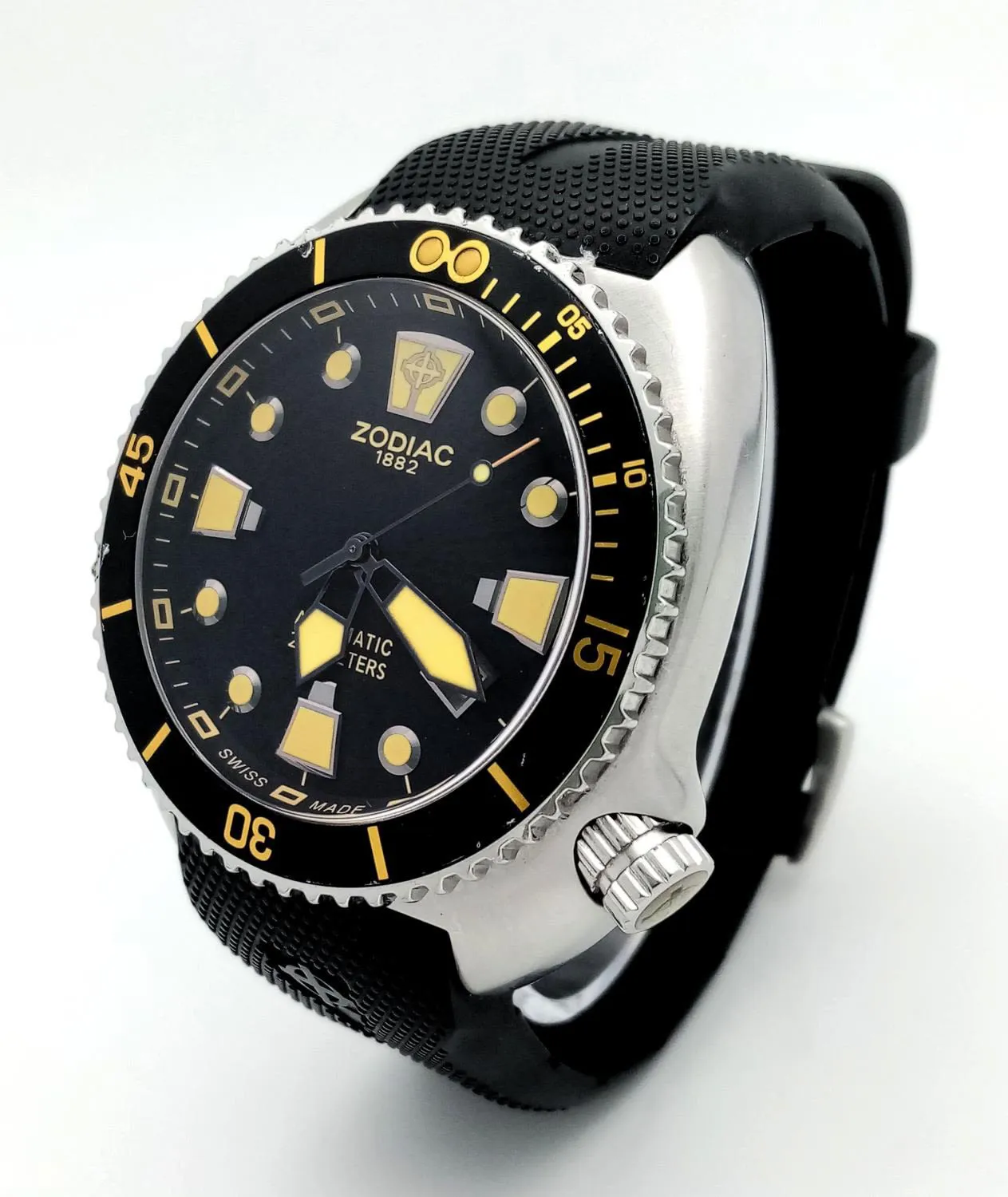 Zodiac 47mm Stainless steel Black