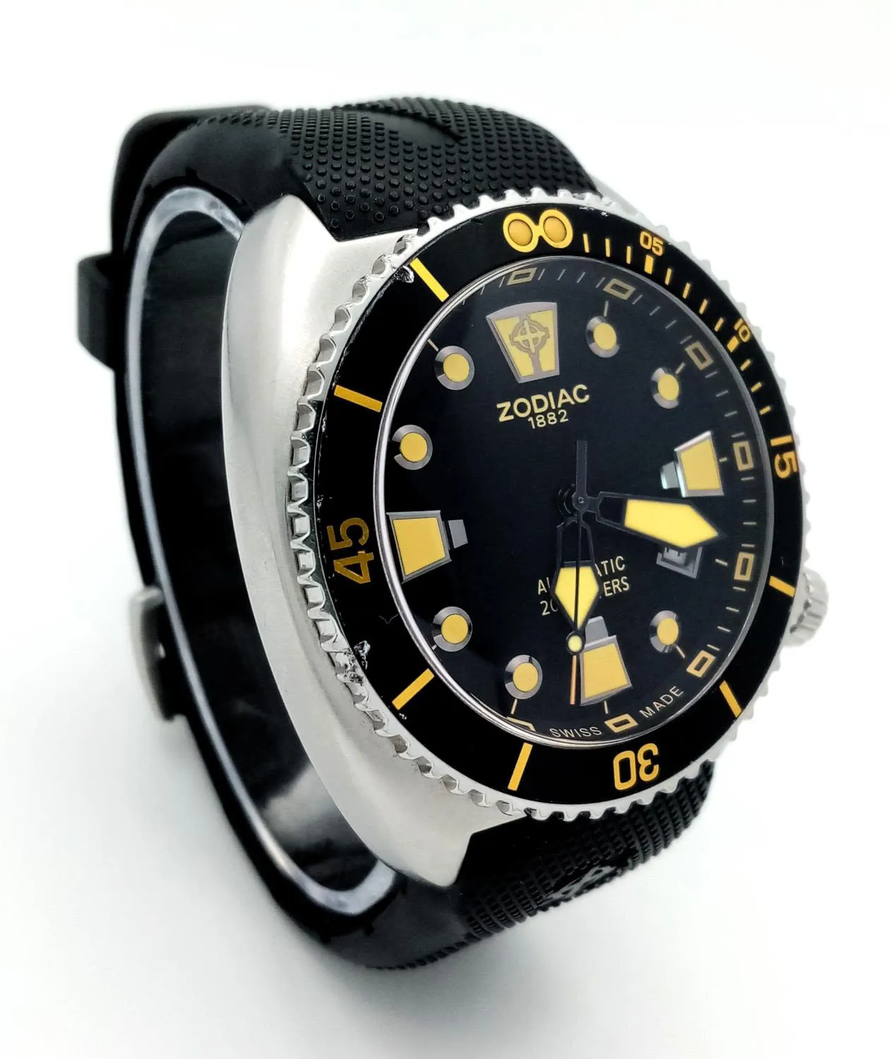 Zodiac 47mm Stainless steel Black 2