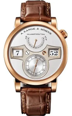 A. Lange & Söhne Zeitwerk 140.032 42mm Rose gold and 18k rose gold Silver