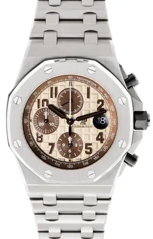 Audemars Piguet Royal Oak Offshore 26470ST.OO.A801CR.01 42mm Stainless steel Beige