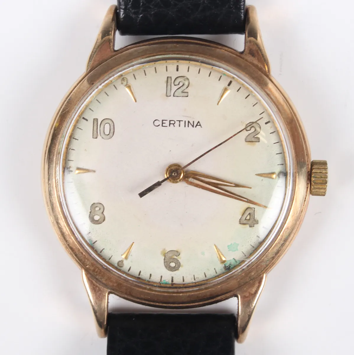 Certina 33mm Yellow gold Silver