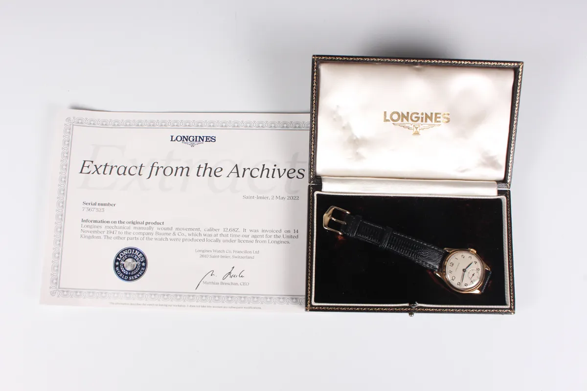 Longines 30mm Gold Silver 6