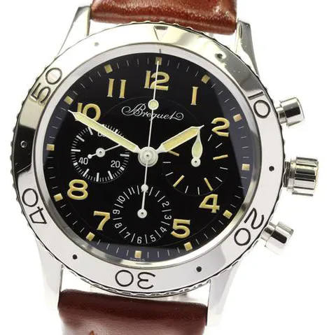 Breguet Type XX - XXI - XXII 3800 39mm Stainless steel Black