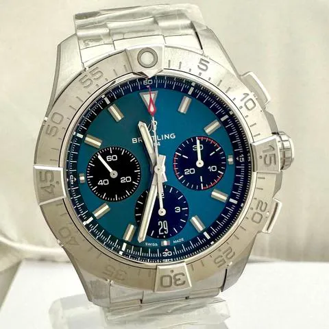 Breitling Avenger AB0147101C1A1 44mm Stainless steel Blue 1