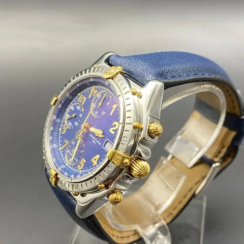 Breitling Chronomat B13050.1 39mm Yellow gold and stainless steel Blue 1