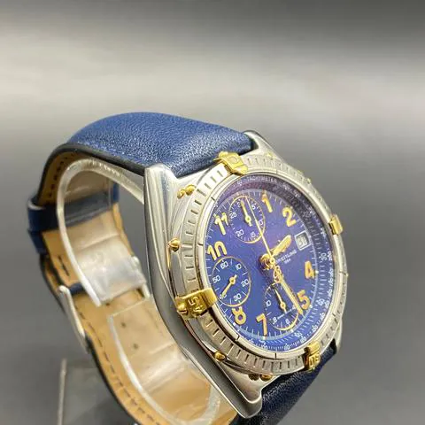 Breitling Chronomat B13050.1 39mm Yellow gold and stainless steel Blue 2