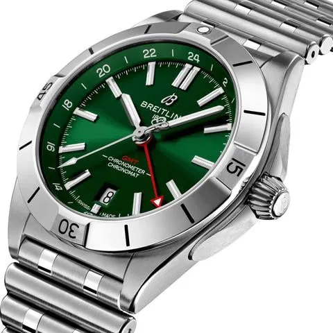 Breitling Chronomat A32398101L1A1 Stainless steel Green 1