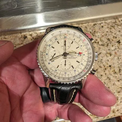 Breitling Navitimer A24322 46mm Stainless steel White 1