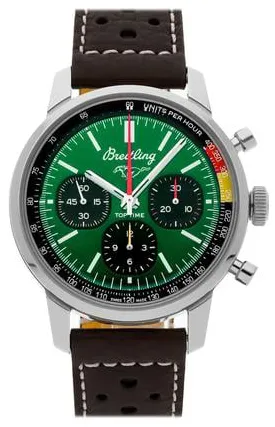 Breitling Top Time AB01762A1L1X1 41mm Stainless steel Green