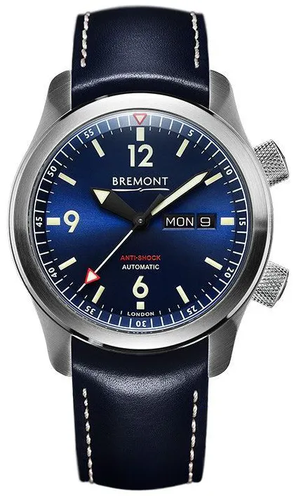 Bremont U-2 U-2/BL 43mm Stainless steel Blue