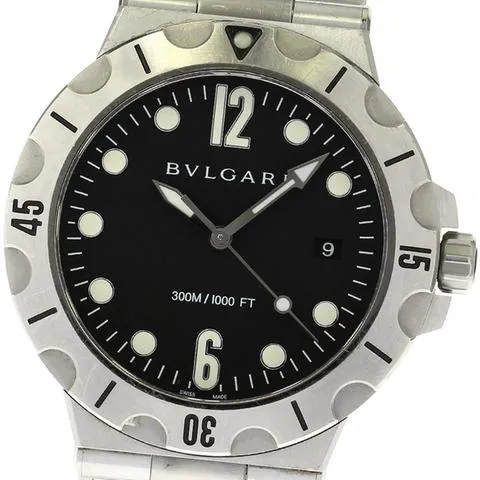 Bulgari Diagono DP41SSD 41mm Stainless steel Black