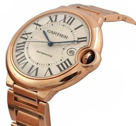 Cartier Ballon Bleu 2999 42mm Rose gold Silver 6