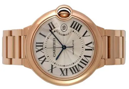 Cartier Ballon Bleu 2999 42mm Rose gold Silver 2