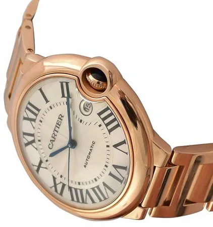 Cartier Ballon Bleu 2999 42mm Rose gold Silver 1