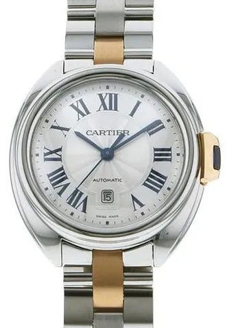 Cartier Clé de Cartier W2CL0004 31mm Yellow gold and stainless steel Silver