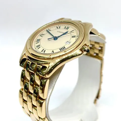 Cartier Cougar 887904 33mm Yellow gold White 5