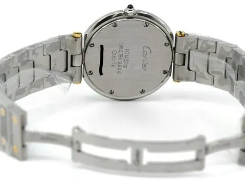 Cartier Santos 8191 32mm Yellow gold and Stainless steel White 3