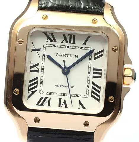 Cartier Santos WGSA0012 33mm Rose gold Silver