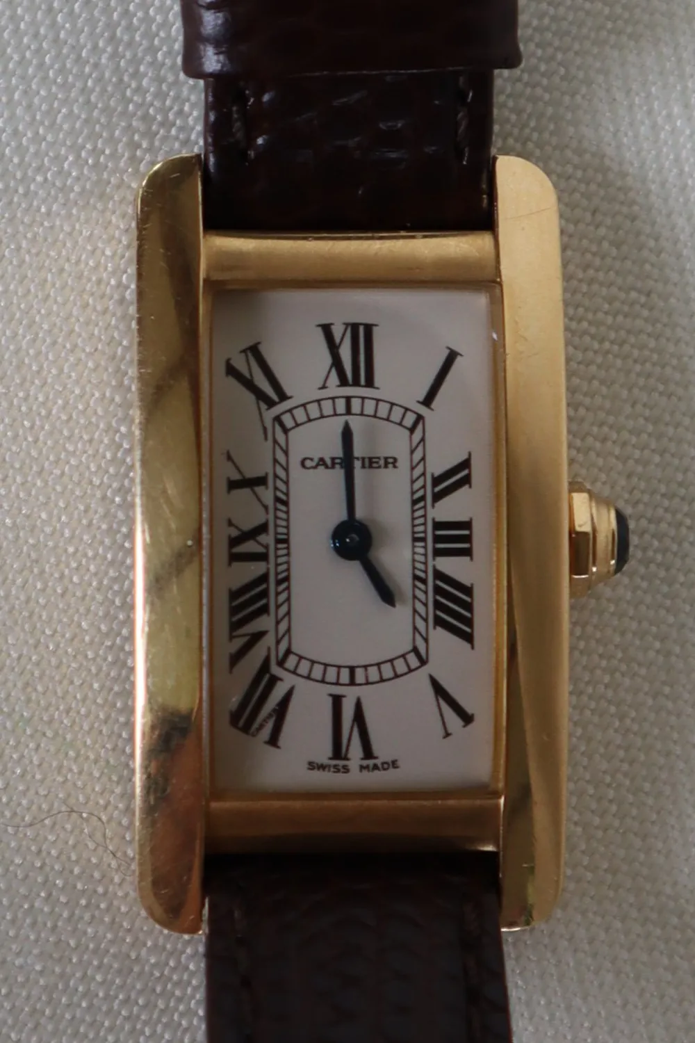 Cartier Tank Américaine 2482 nullmm Yellow gold 1