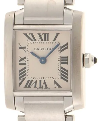 Cartier Tank Française W51008Q3 25mm Stainless steel White