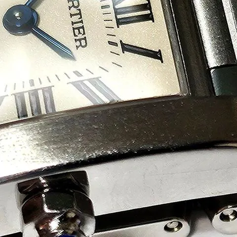 Cartier Tank Française W51008Q3 25mm Stainless steel White 2