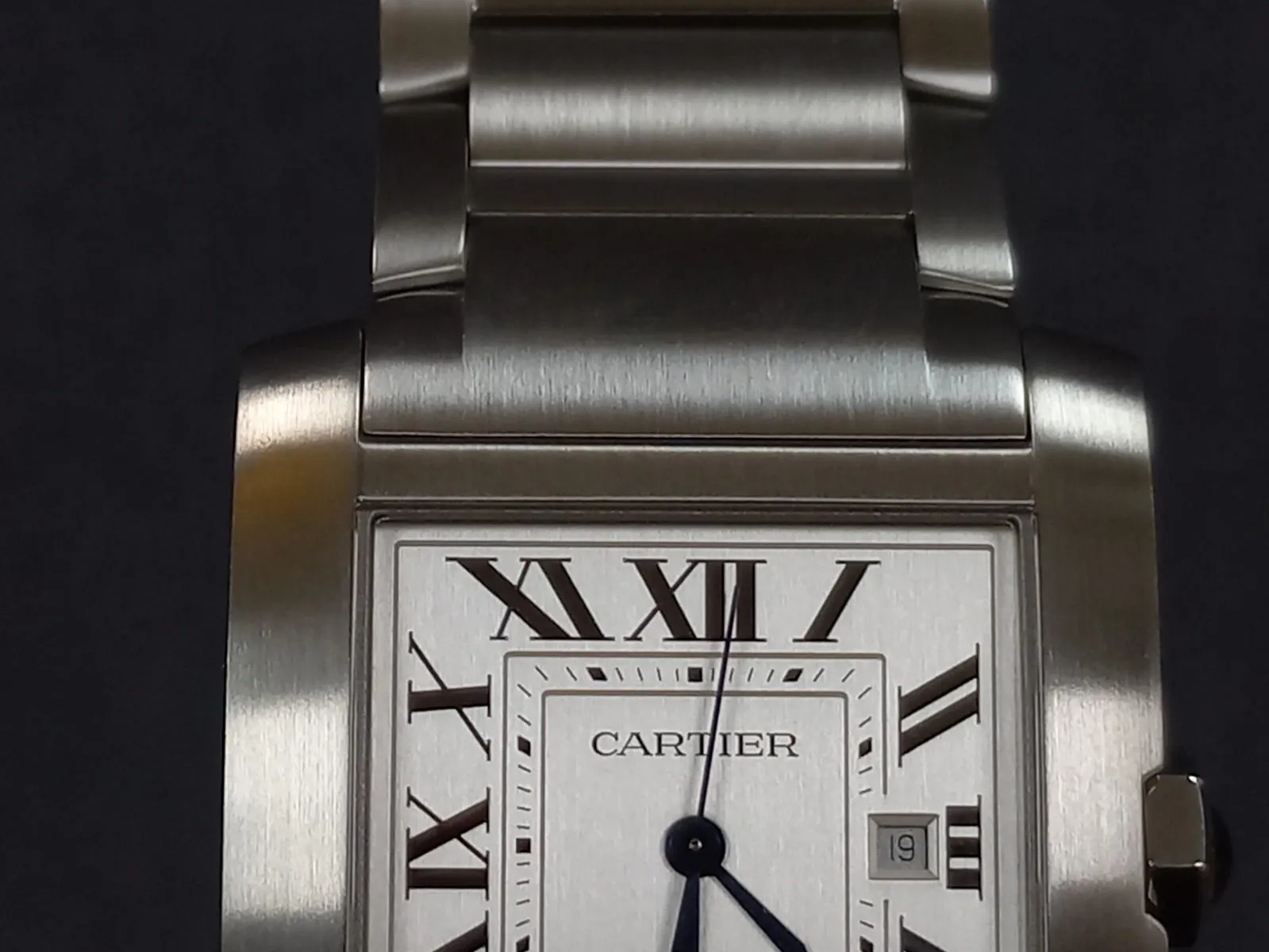 Cartier Tank Française WSTA0067 36.8mm Silver 7