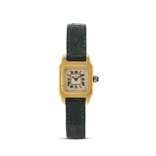 Cartier Santos Dumont Yellow gold White