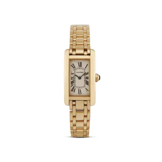 Cartier Tank Américaine Yellow gold Silver