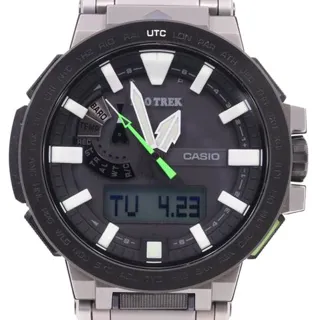 Casio Pro Trek PRX-8000T-7BJF PRX-8000T-7BJF Titanium Black Japan | Dealer  | EveryWatch