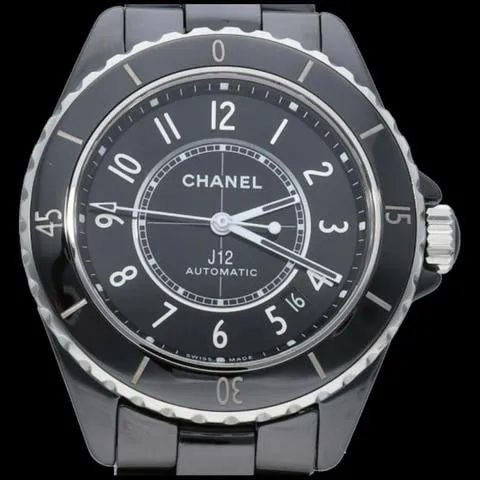 Chanel J12 H5697 38mm Black ceramic Black